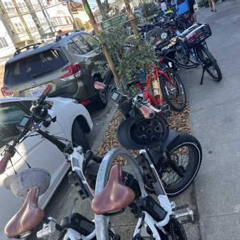 Black Bird Bookstore and Cafe - Lots of bike parking outside - Bookstores Near Me - San Francisco, California