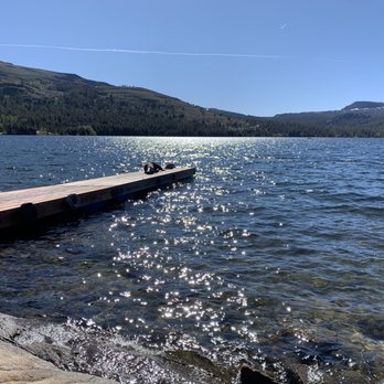 Caples Lake Resort - Chillin by the dock. - Resorts Near Me - Kirkwood, California