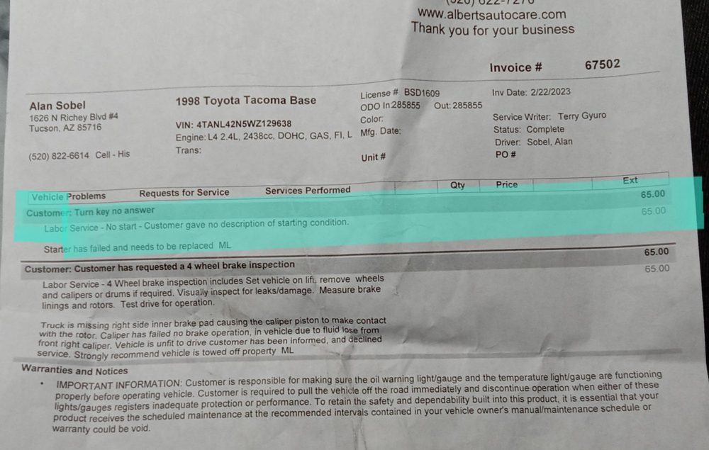 ALBERT’S AUTOCARE Updated September 2024 17 Reviews 191 S Plumer