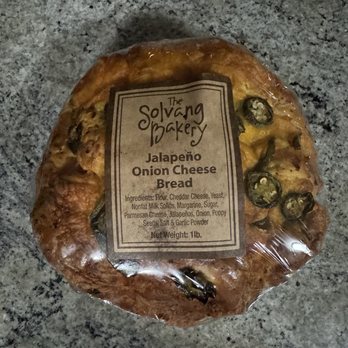 The Solvang Bakery - Jalapeno Onion Cheese Bread - Bakeries Near Me - Solvang, California