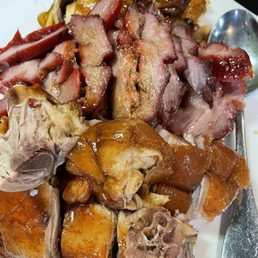 Pork, duck, and chicken Pork, duck, and chicken