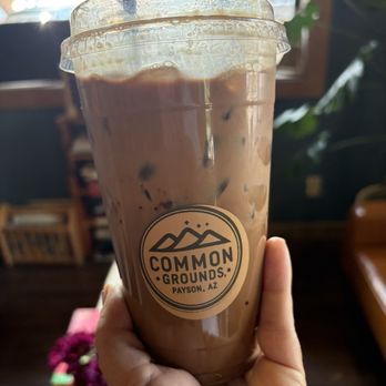 Common Grounds - Iced cafe Mocha - Coffee & Tea Near Me - Payson, Arizona
