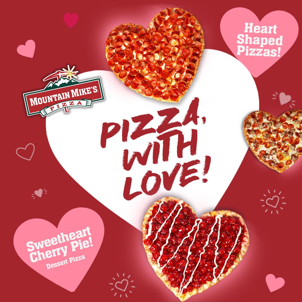 Food from Mountain Mike's Pizza