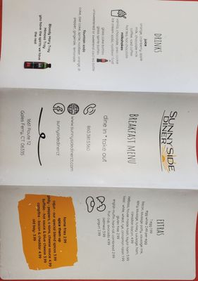 Menu photo 4 Sunny Side Diner Ledyard, CT