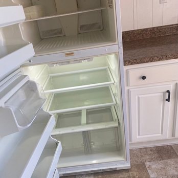Mary’s Cleaning - It was dirty fridge with food leftovers and dust - Home Cleaning Near Me