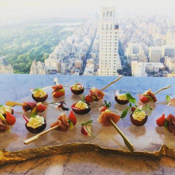 Ember And Sage - Hors D'oeuvres served on a crystal tray overlooking Central Park NY - Personal Chefs Near Me Ember And Sage - Hors D'oeuvres served on a crystal tray overlooking Central Park NY - Personal Chefs Near Me