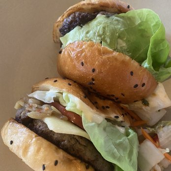 Monkeypod Kitchen by Merriman - Maui Cattle Company Cheese Burger - get it! - New American Near Me - Kihei, Hawaii Monkeypod Kitchen by Merriman - Maui Cattle Company Cheese Burger - get it! - New American Near Me - Kihei, Hawaii