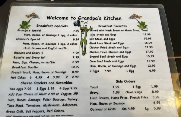 Menu photo 4 Grandpa's Kitchen Kingman, AZ Menu photo 4 Grandpa's Kitchen Kingman, AZ