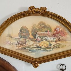 Yankee Trading Post - Fan shaped art prints- $4