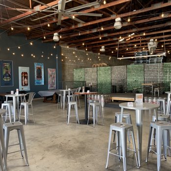 Smartmouth Brewing Company - tables and stools - Breweries Near Me - Norfolk, Virginia