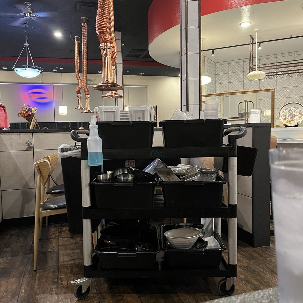 The Stone House - Dirty dishes cart - Korean Near Me - Mesa, Arizona The Stone House - Dirty dishes cart - Korean Near Me - Mesa, Arizona