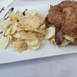 Bacon and Cheese Croissant