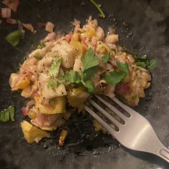Travia Natural Wines & Food - Mushroom ceviche - Wine Bars Near Me - Lagos, 08
