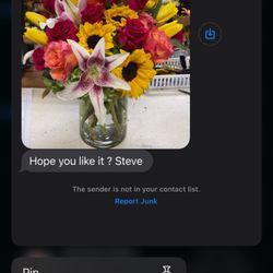 A Family Tree Florist - Steve's excellent customer service.