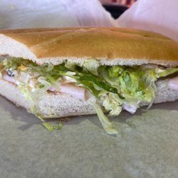 Cali Subs - 6 inch Turkey sub (no way that's 6 inches, at least 8) I'd know