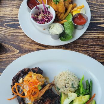 The Fish Hopper - Fish and chips, ribeye steak, stuffed shrimp, risotto - Seafood Near Me - Monterey, California