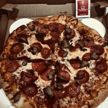 Marco's Pizza - LG pepperoni mushroom - Pizza Near Me - Pflugerville, Texas