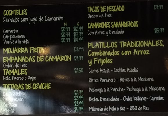 Menu photo 3 Don Beto's Tacos Clayton, NC