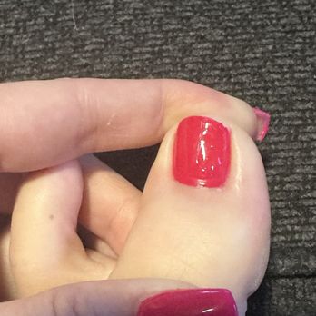 Nails By Ann & lounge - Texture of my polish after they "fixed" it. It is terrible. My 5 year old could do this. Why am I paying 40+ for this - Nail Salons Near Me - San Diego, California Nails By Ann & lounge - Texture of my polish after they "fixed" it. It is terrible. My 5 year old could do this. Why am I paying 40+ for this - Nail Salons Near Me - San Diego, California
