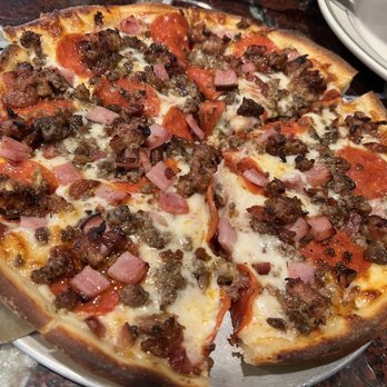 Anzios Italian Restaurant - 10 inch, meat pizza. - Italian Near Me - Phoenix, Arizona