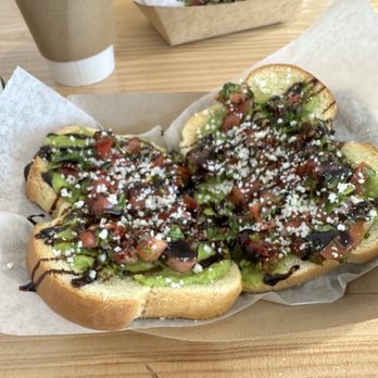 Desert Brew - Avocado toast with pico de gallo totally delicious - Coffee & Tea Near Me - Ridgecrest, California Desert Brew - Avocado toast with pico de gallo totally delicious - Coffee & Tea Near Me - Ridgecrest, California