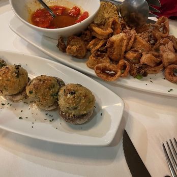 Ruth's Chris Steak House - Calamari and crab stuffed mushrooms - Steakhouses Near Me - Honolulu, Hawaii Ruth's Chris Steak House - Calamari and crab stuffed mushrooms - Steakhouses Near Me - Honolulu, Hawaii