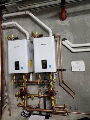 snowmelt cascading boiler system! - I installed these boilers on a commercial job up in WinterPark to keep the driveways and walkways free from snow snowmelt cascading boiler system! - I installed these boilers on a commercial job up in WinterPark to keep the driveways and walkways free from snow