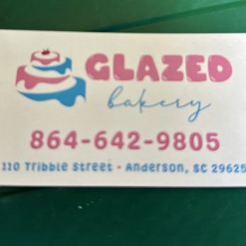 Glazed Bakery - Business card - Desserts Near Me - Anderson, South Carolina Glazed Bakery - Business card - Desserts Near Me - Anderson, South Carolina