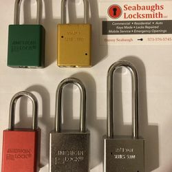 Seabaugh's Locksmith - Padlocks we provide and service, we can rekey padlocks.