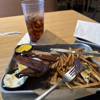 Buffalo Wild Wings - All American cheeseburger with no bun extra meat patty added with cheese and bacon Yum - American Near Me - Corpus Christi, Texas Buffalo Wild Wings - All American cheeseburger with no bun extra meat patty added with cheese and bacon Yum - American Near Me - Corpus Christi, Texas
