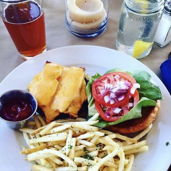Cowfish - Bacon & Cheddar burger. - New American Near Me - Hampton Bays, New York