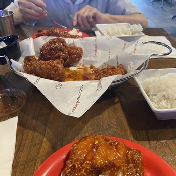 bb.q Chicken Richardson - Secret Sauce Half Chicken, was awful. Rice was soggy. YUK.. - Chicken Wings Near Me - Richardson, Texas