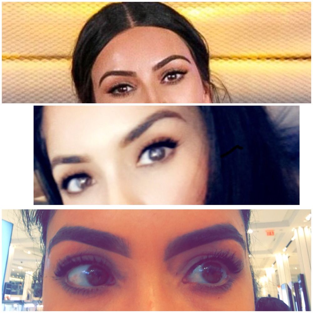 1. What I asked for 2. What I usually look like after a brow wax 3. After benefit wax/ shape 1. What I asked for 2. What I usually look like after a brow wax 3. After benefit wax/ shape