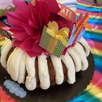 Nothing Bundt Cakes - The plastic messed up the icing. Be careful when you hold the cake when picking it up from the location. - Desserts Near Me - Walnut Creek, California