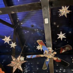 Guadalajara Mexican Restaurant - Metal Stars lit from the inside