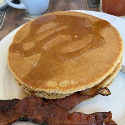 Quashnet Valley Country Club - G pancakes with maple syrup