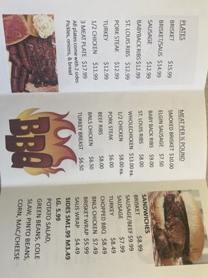Menu photo 4 Texas Traditional Bar-B-Q Manor, TX Menu photo 4 Texas Traditional Bar-B-Q Manor, TX