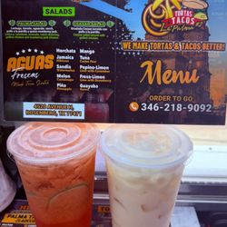 Strawberry-Lime , Horchata aguas frescas!