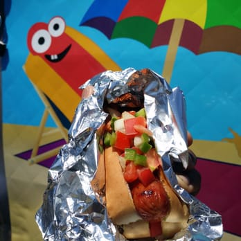 The Naked Dog - a hot dog wrapped in aluminum foil - Food Trucks Near Me - Newport, Rhode Island The Naked Dog - a hot dog wrapped in aluminum foil - Food Trucks Near Me - Newport, Rhode Island