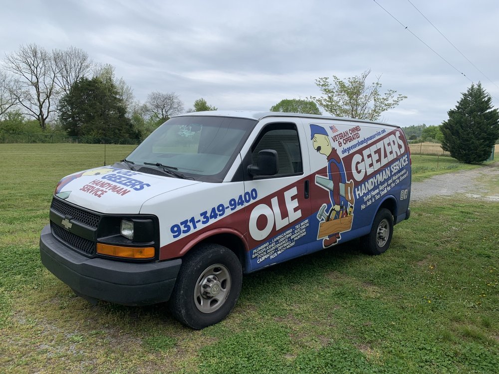 Slide of Ole Geezers Handyman Service