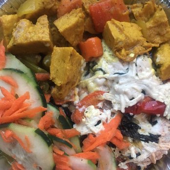 Natural Blend - Vegan Lasagna Dinner w. Curry soy chunks - Vegetarian Near Me - Brooklyn, New York