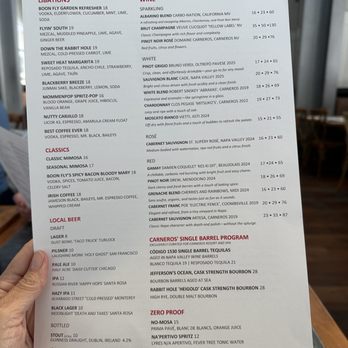 Boon Fly Cafe - Menu as of 6/26 - American Near Me - Napa, California