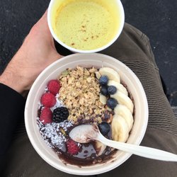 Golden latte & Purple power