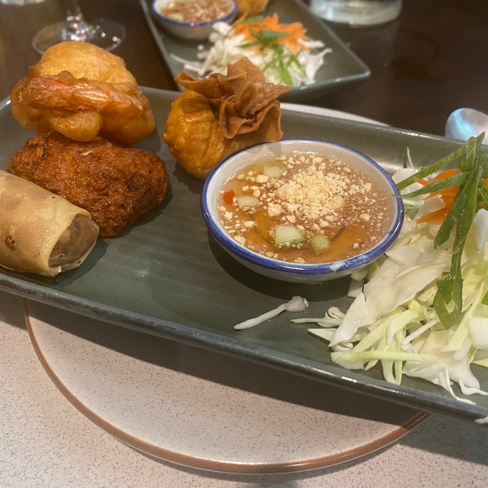 Tosakan Thai Restaurant - Mixed starter plate - Seafood Near Me - Chermside, QLD