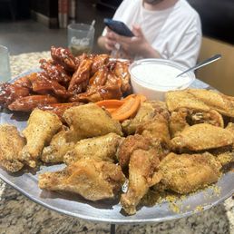 Bbq and lemon pepper wings Bbq and lemon pepper wings