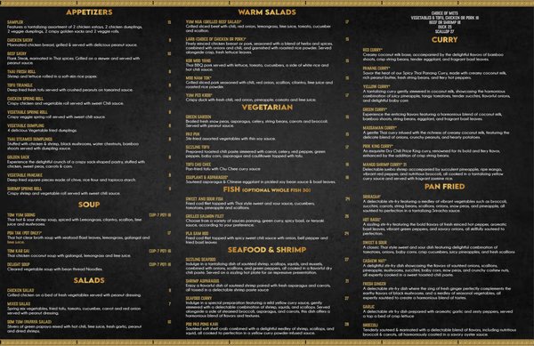 Menu photo 1 It's Thai Time Restaurant New Haven, CT