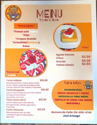 Menu photo 2 Tacos El Gato Little Elm, TX Menu photo 2 Tacos El Gato Little Elm, TX