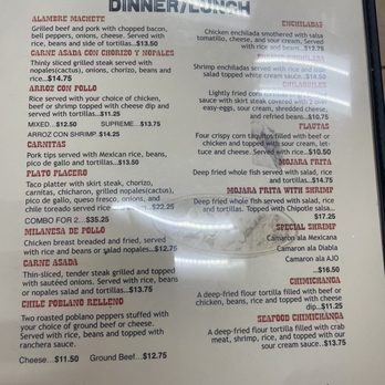 Don Machete Mexican Restaurant - Menu - Mexican Near Me - Hardeeville, South Carolina