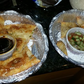 Thai Taste - (L) scallion pancake app (R) curry puff app - Thai Near Me - South Portland, Maine Thai Taste - (L) scallion pancake app (R) curry puff app - Thai Near Me - South Portland, Maine