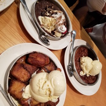 BJ's Restaurant & Brewhouse - Pizookie Dessert - Brownie, Monkey Bread, and Chocolate Chip Cookie. - New American Near Me - El Paso, Texas BJ's Restaurant & Brewhouse - Pizookie Dessert - Brownie, Monkey Bread, and Chocolate Chip Cookie. - New American Near Me - El Paso, Texas